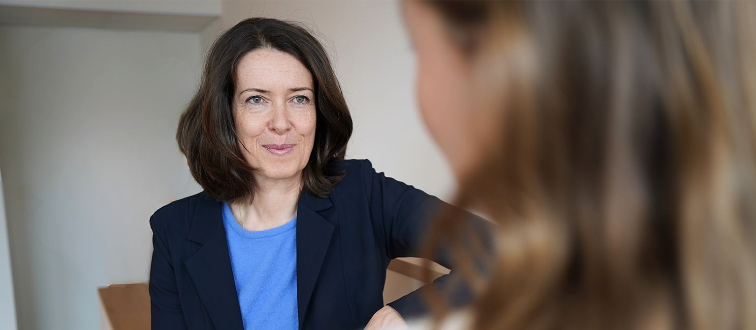 Meike Fabian během rozhovoru