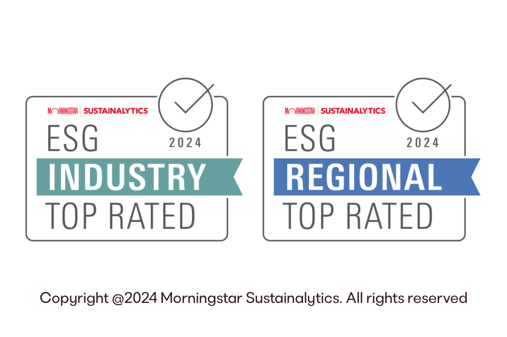 ESG Certificates Copyright @2024 Morningstar Sustainalytics. All rights reserved